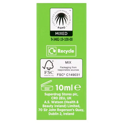 Superdrug Superdrug Tea Tree Blended Oil Facial 10ml- Buy online at McGrocer
