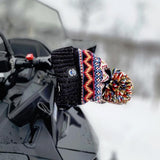 Simon Wilson reflective Fair Isle bobble hat, UK version