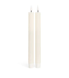 Deluxe Homeart Wax LED Dinner Candles Set of 2 - British product