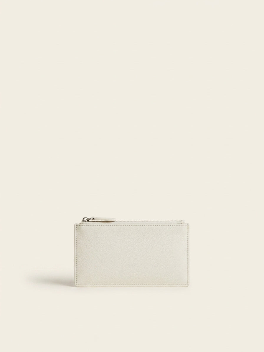 Cartier zipped leather card holder 13.5cm wide (British brand)