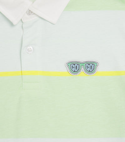 Harrods Cotton Stripe Polo Shirt for Children Aged 4-10 Years- Buy online at McGrocer