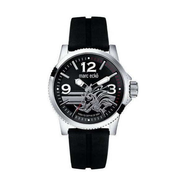 Marc Ecko men's watch black silver - British product