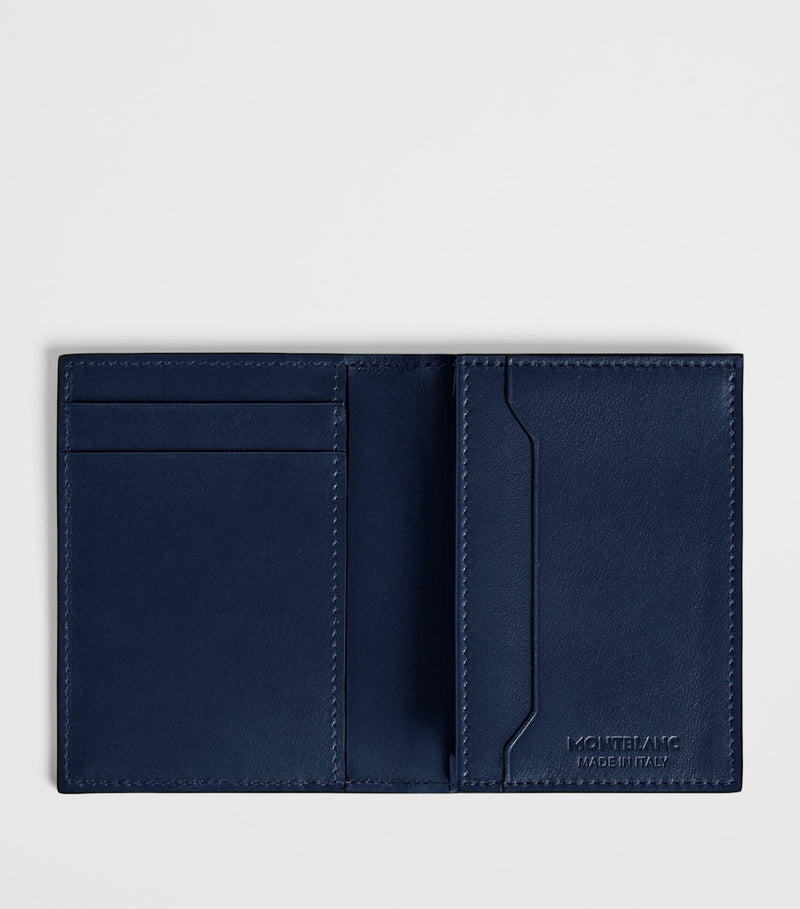 Montblanc Meisterstück bifold card holder 10.5cm x 7cm (British brand)
