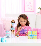 Barbie Party Unboxed Pet Birthday doll set - British product