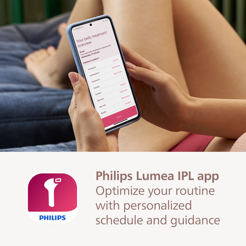 Philips Lumea 8000 IPL device with attachments, UK version