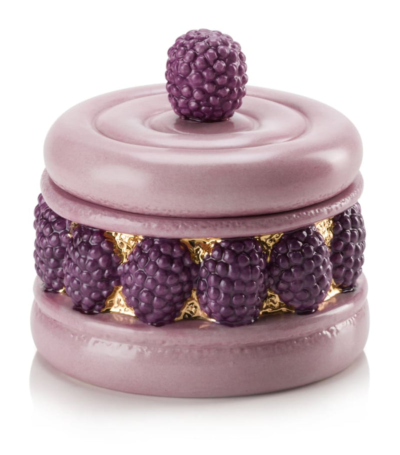 Macaron-Style Scented Candle with Vanilla Caramel Fragrance and 60-Hour Burn Time