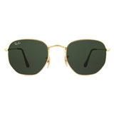 Ray-Ban Hexagonal Gold sunglasses, imported from the UK