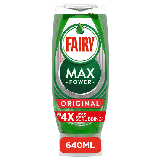 Fairy Max Power Washing Up Liquid 640ml GOODS Sainsburys   