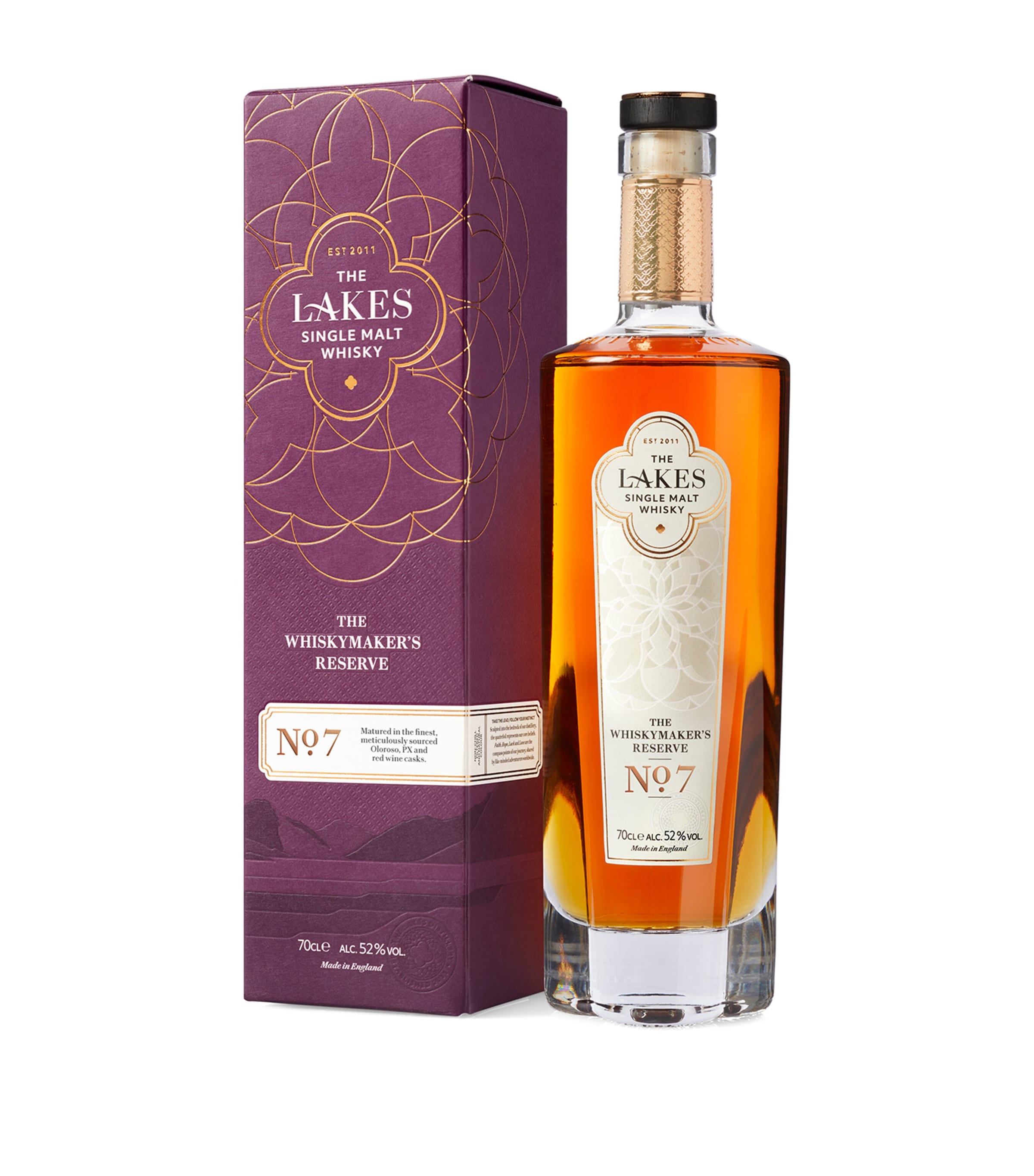 The Lakes Distillery The Whiskymaker's Reserve No.7 single malt whisky 70cl (British brand)