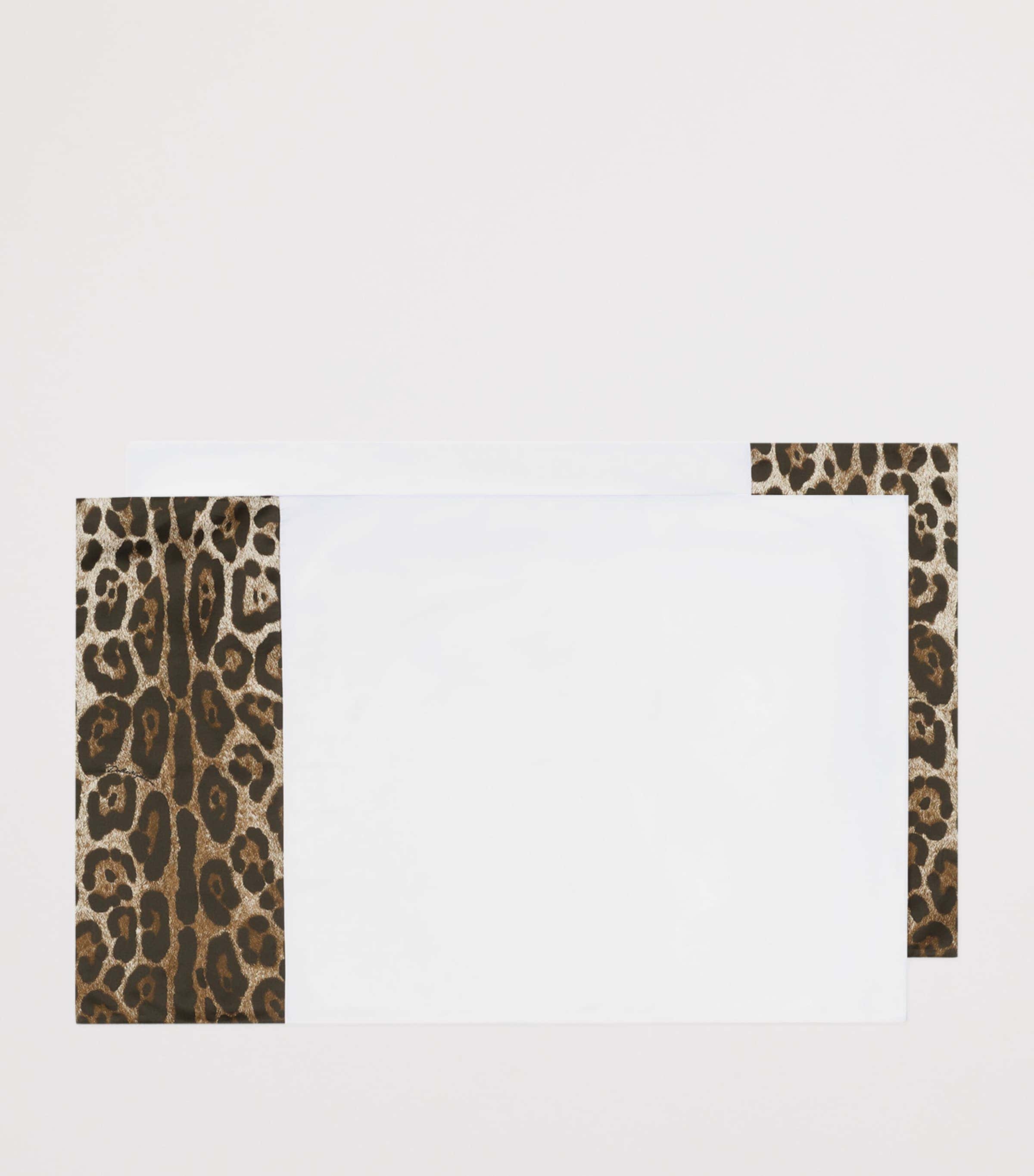 Dolce & Gabbana Casa leopard print pillowcases 50cm x 80cm - British product