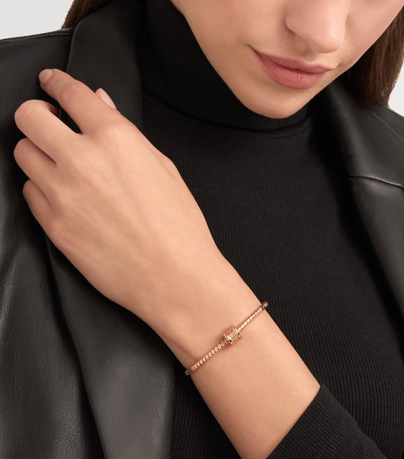 Bracelet Bvlgari B.zero1 en or rose - Produit britannique