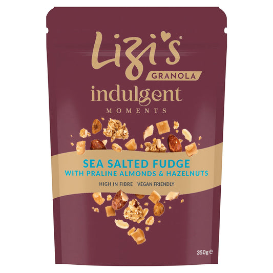 Lizi's Indulgent Moments Granola Sea Salt Fudge 350g GOODS Sainsburys   