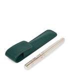 Smythson leather pen sleeve (British brand)