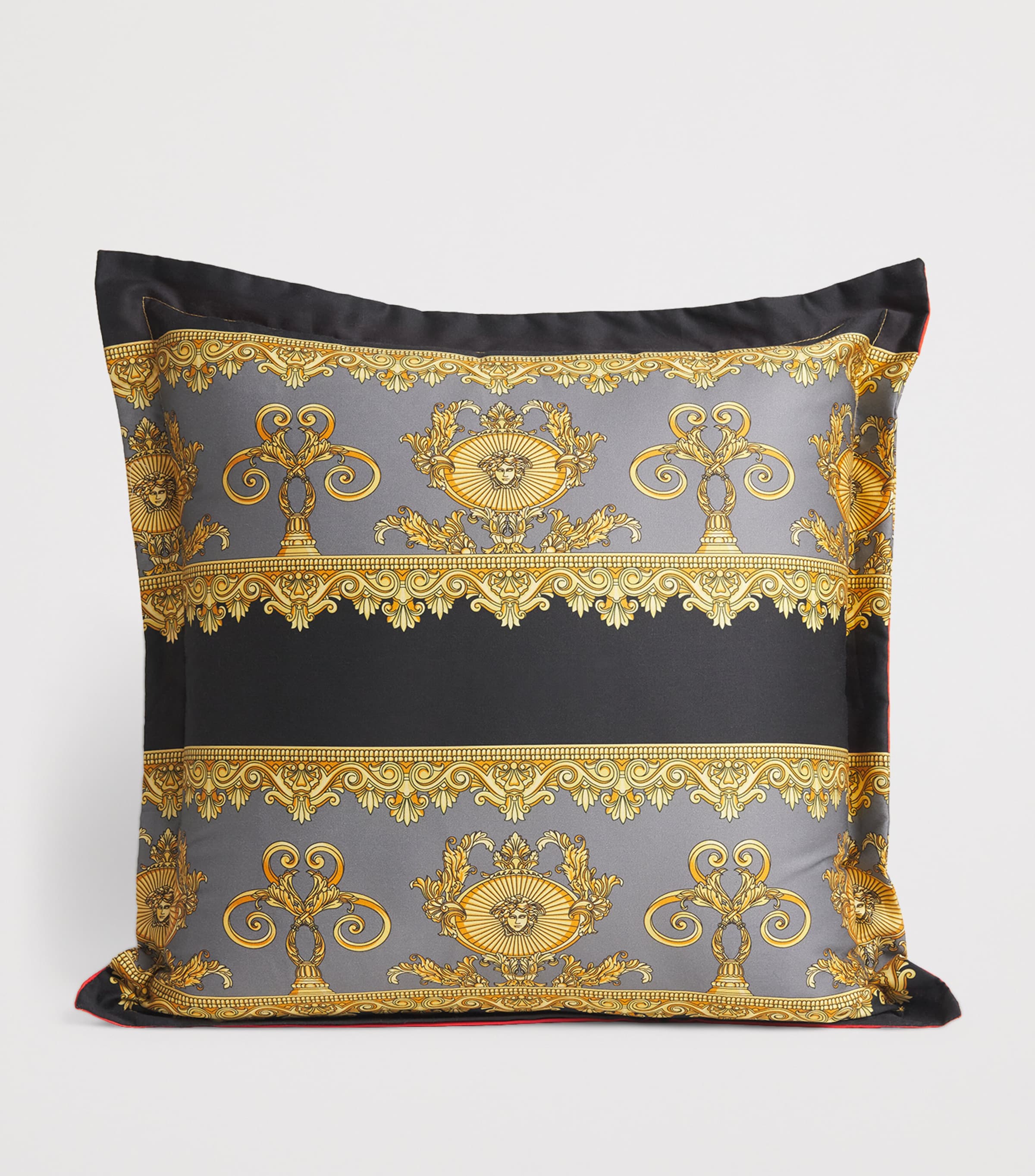 Versace Terry Satin I Love Baroque cushion 45cm x 45cm (British brand)