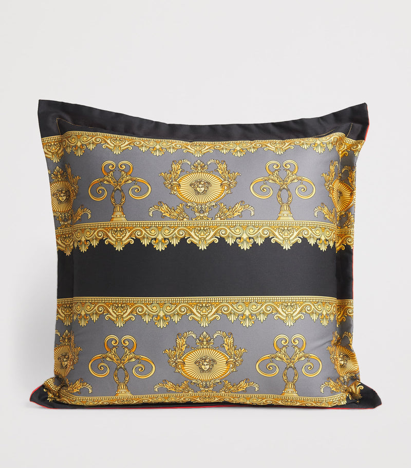 Versace Terry Satin I Love Baroque cushion 45cm x 45cm (British brand)