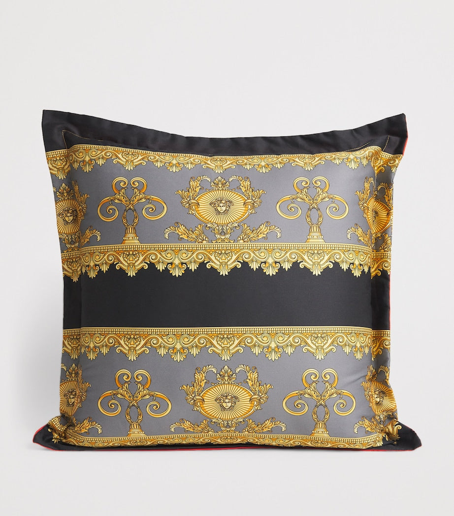 Versace Terry Satin I Love Baroque cushion 45cm x 45cm (British brand)