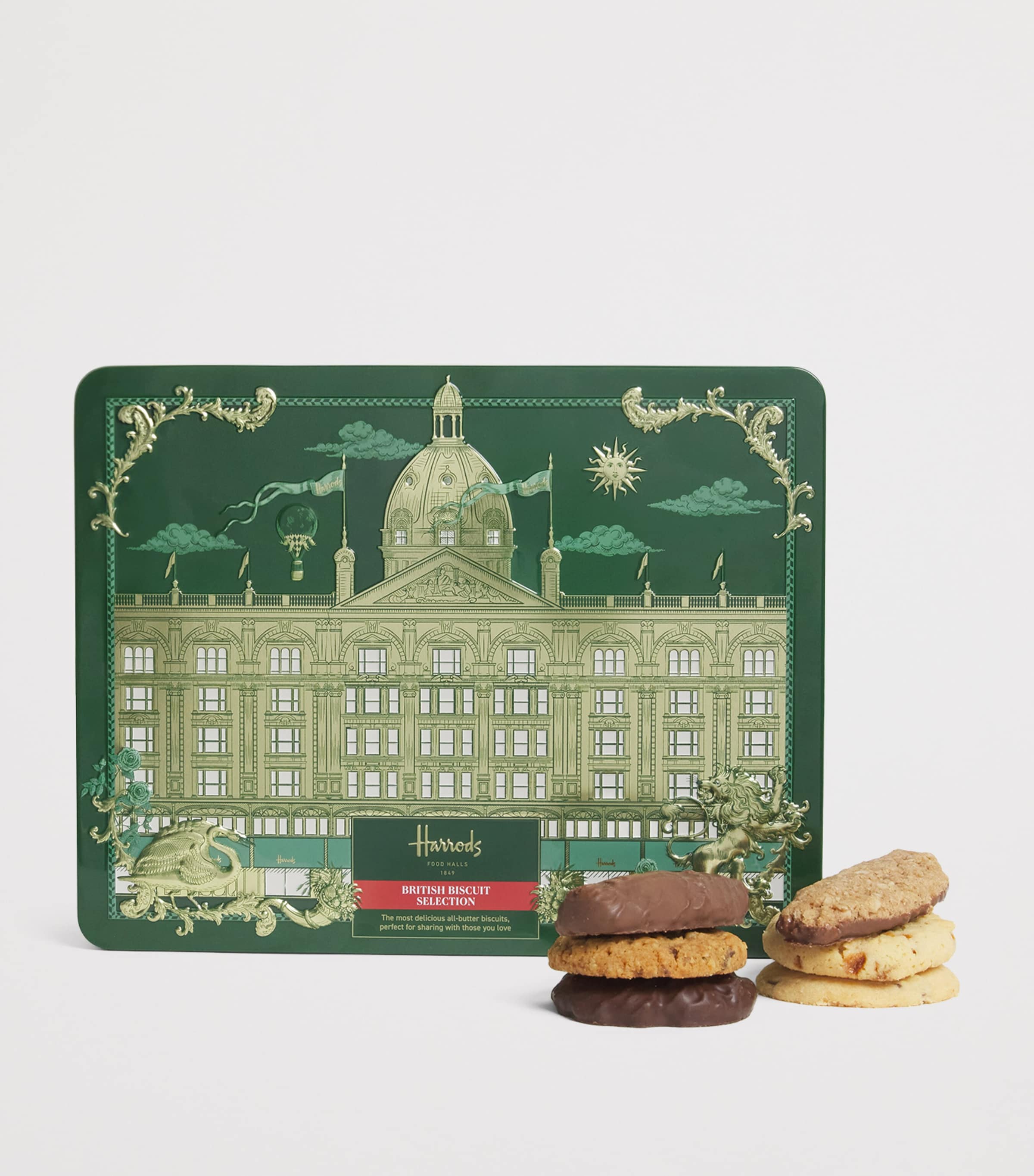Harrods biscuit selection tin 550g, UK version