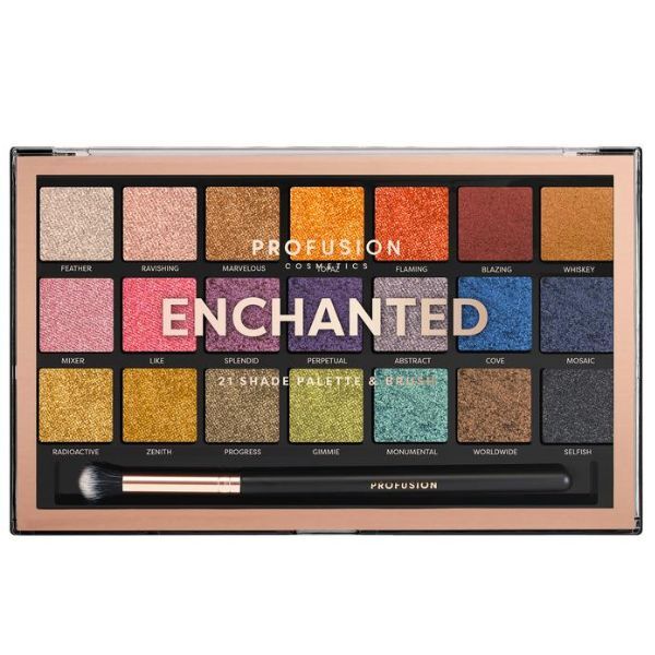 Profusion Cosmetics Enchanted 21 Shade Eyeshadow GOODS Superdrug   