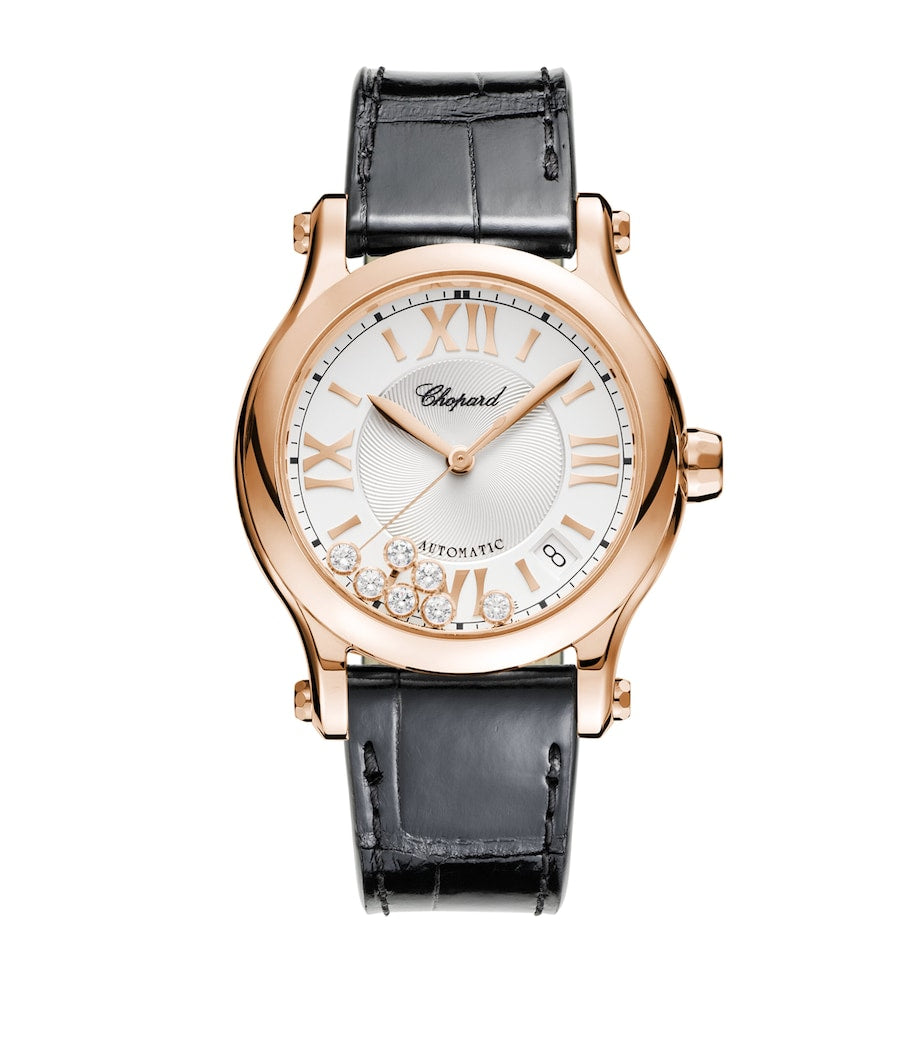 Chopard Happy Sport automatic watch rose gold 36mm, imported from the UK