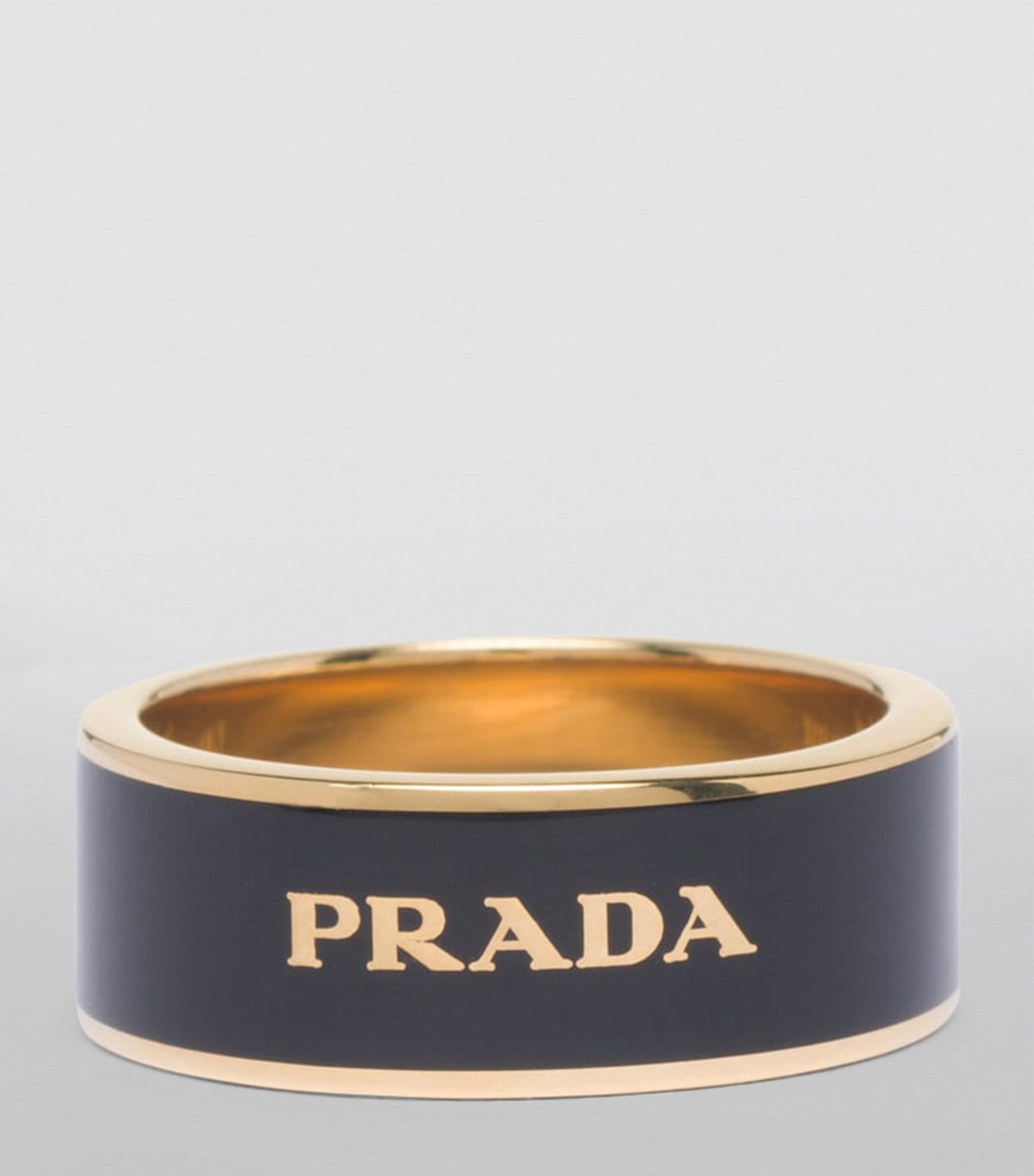 Prada enamel logo ring - British product