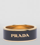 Prada enamel logo ring - British product