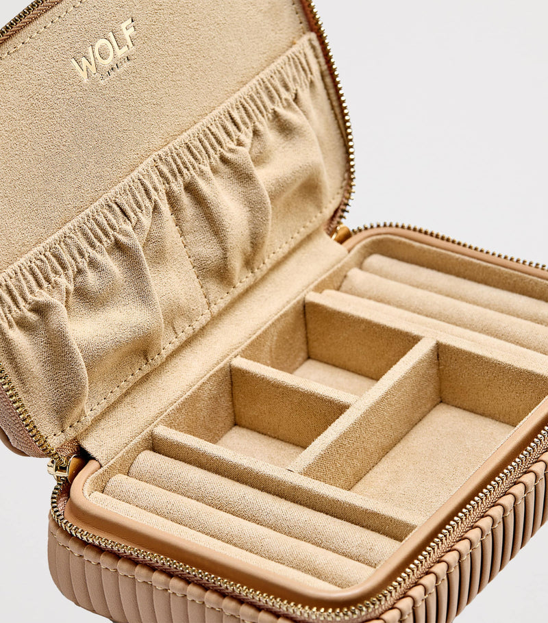 WOLF Bella jewellery zip case (British brand)