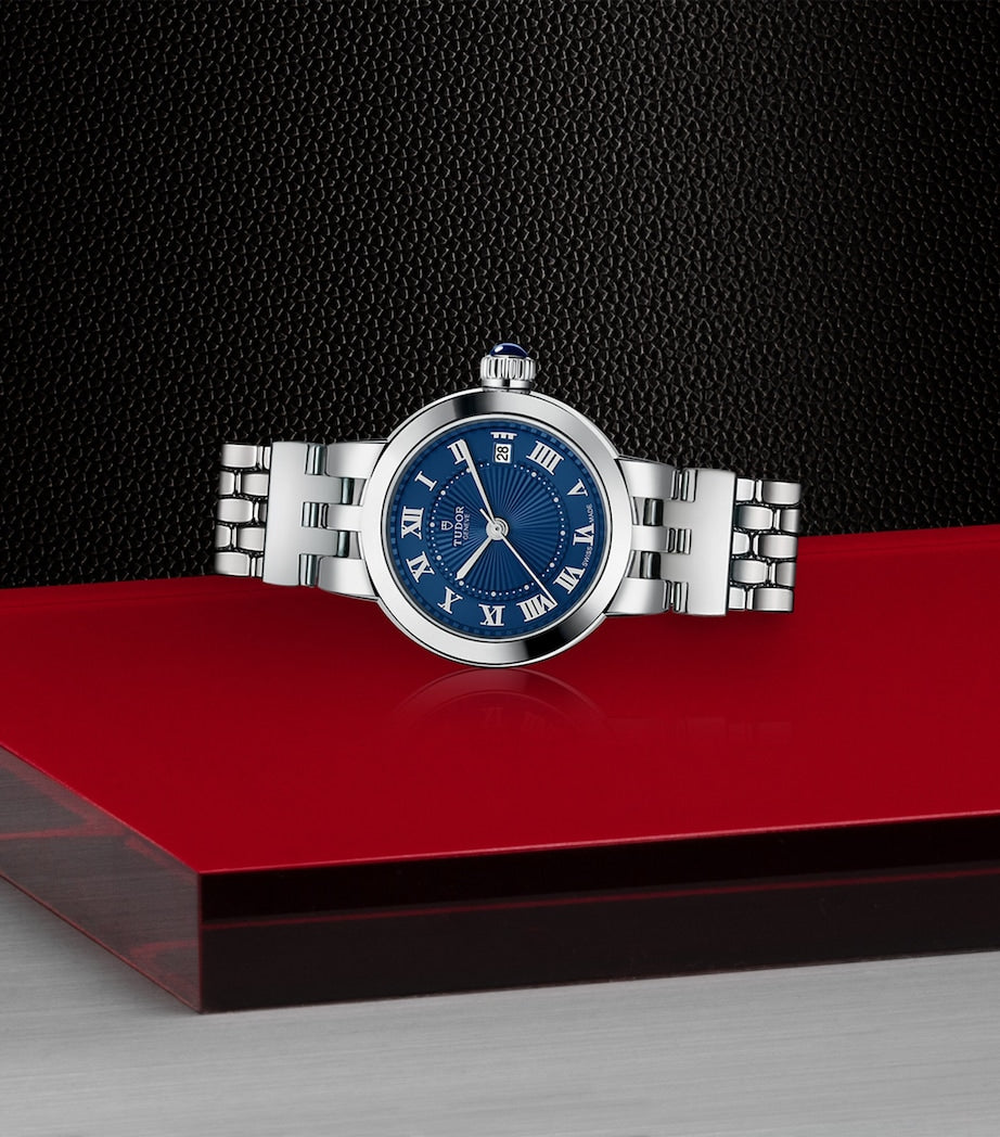 TUDOR Clair de Rose watch 26mm blue dial (British brand)