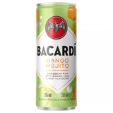 Bacardi Mango Mojito Premix Rum Cocktail 25cl GOODS Sainsburys   