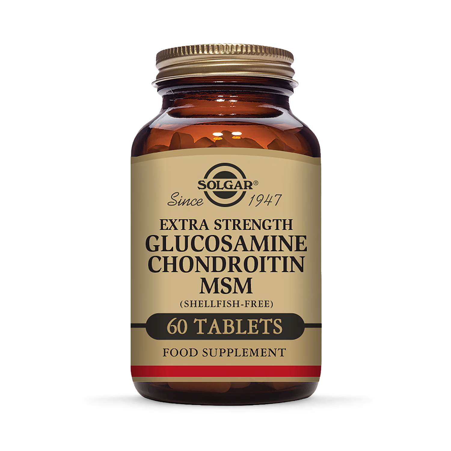 Solgar Glucosamine Chondroitin Extra Strength 60 Tablets (British brand)