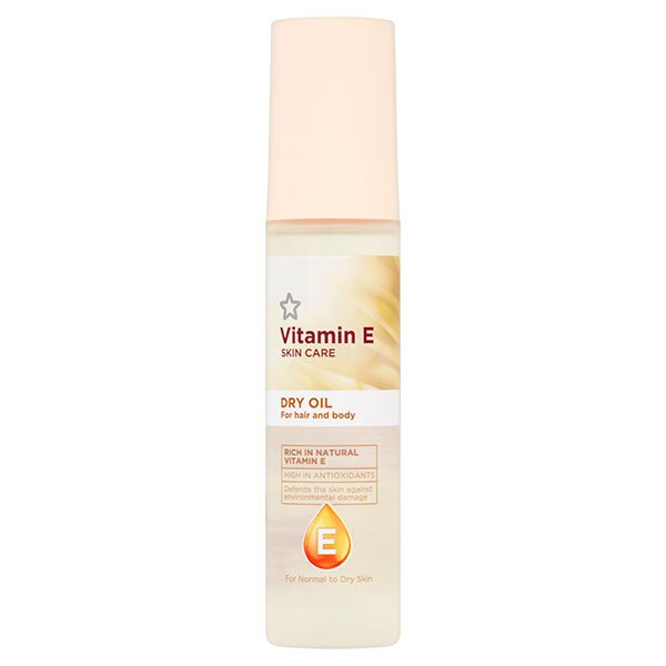 Superdrug Vitamin E Hair and Body Oil 75ml GOODS Superdrug   