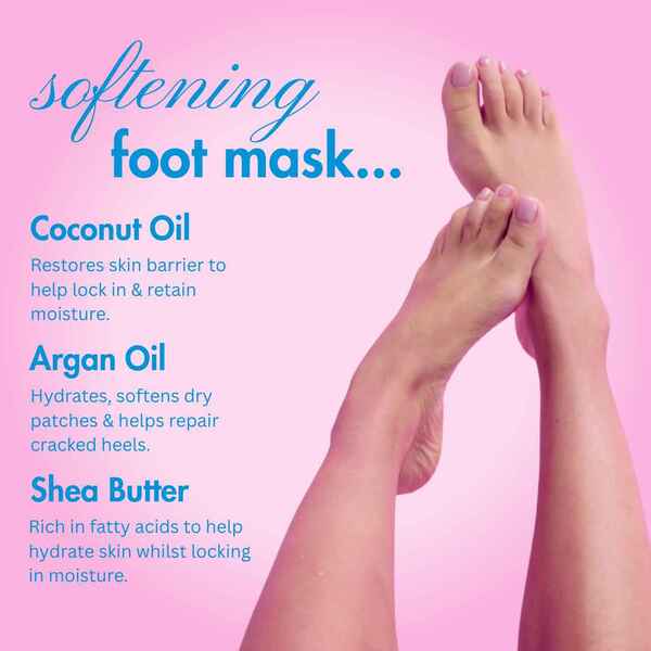 7th Heaven foot mask pack of 3, UK version