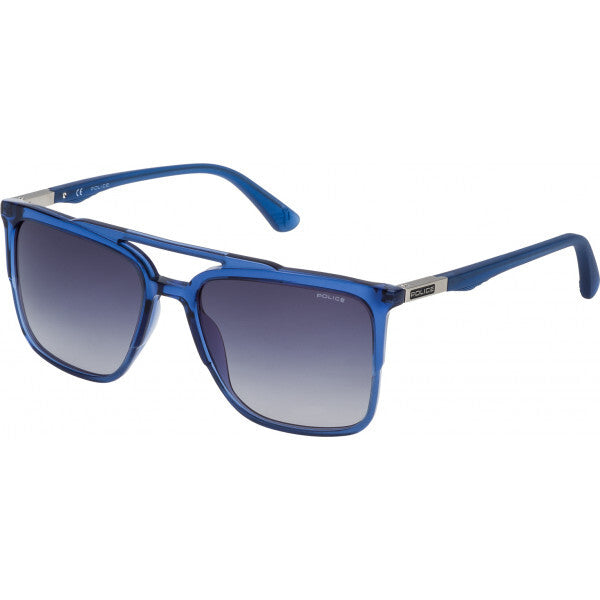 Police grey SPL363 56 sunglasses with acetate frame, UK version