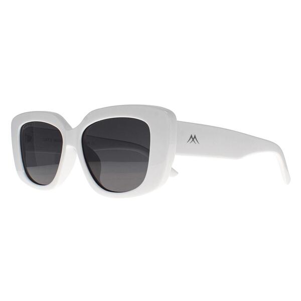 Montana MP56 weiße polarisierte Damen Sonnenbrille, importiert aus Großbritannien