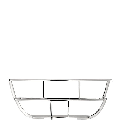 Christofle Silver-Plated Bread Basket with Napkins Tableware Set