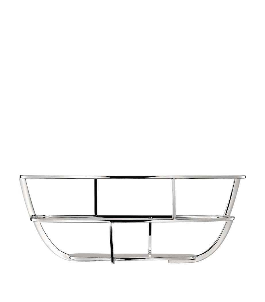 Christofle silver-plated bread basket with napkins - British product