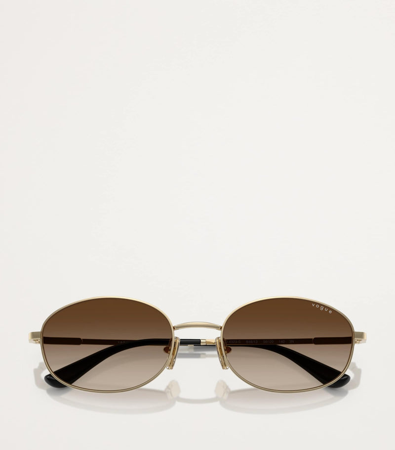 Vogue metal sunglasses with graduated tint lenses, imported from the UK