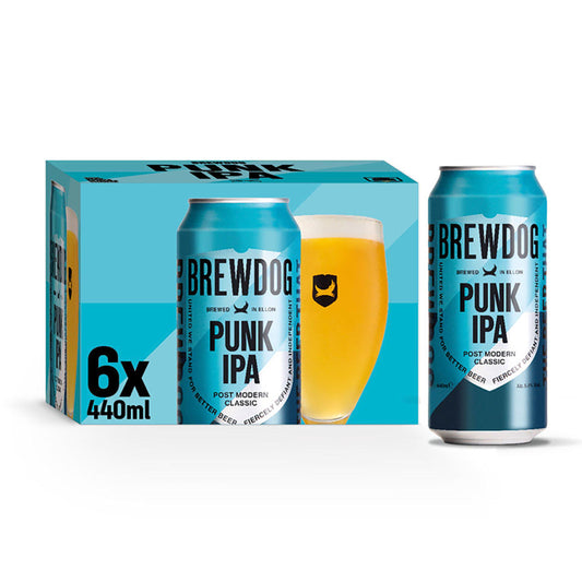 BrewDog Punk IPA Post Modern Classic 6x440ml All beer Sainsburys   