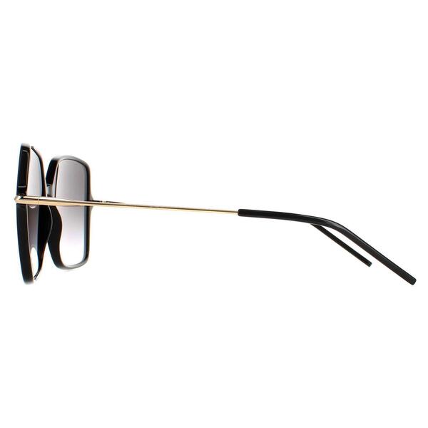 Hugo Boss BOSS 1271/S black gradient gold mirror sunglasses (British brand)