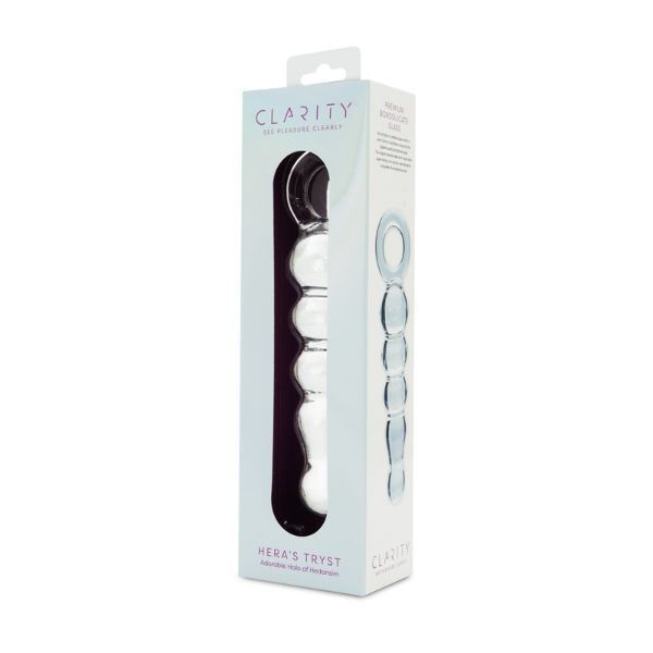 Clarity Hera's Tryst glass dildo, UK version