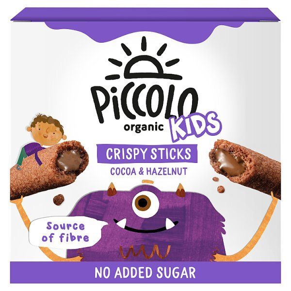 Piccolo Organic Cocoa & Hazelnut Crispy Sticks Kids 5X25g GOODS Superdrug   