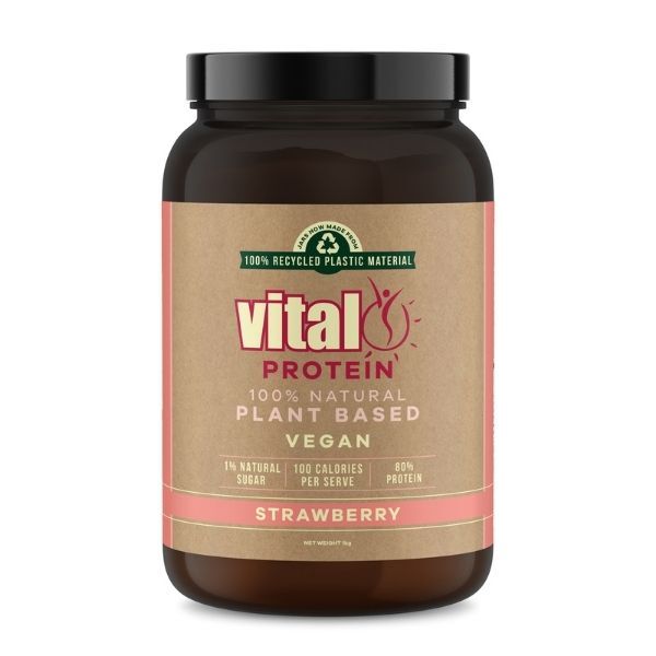 Vital strawberry plant protein powder 1kg, UK version