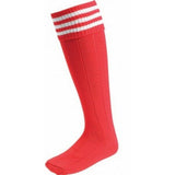 Euro Kids Stripe Detail Football Socks (3-6) GOODS Superdrug Scarlet/White  