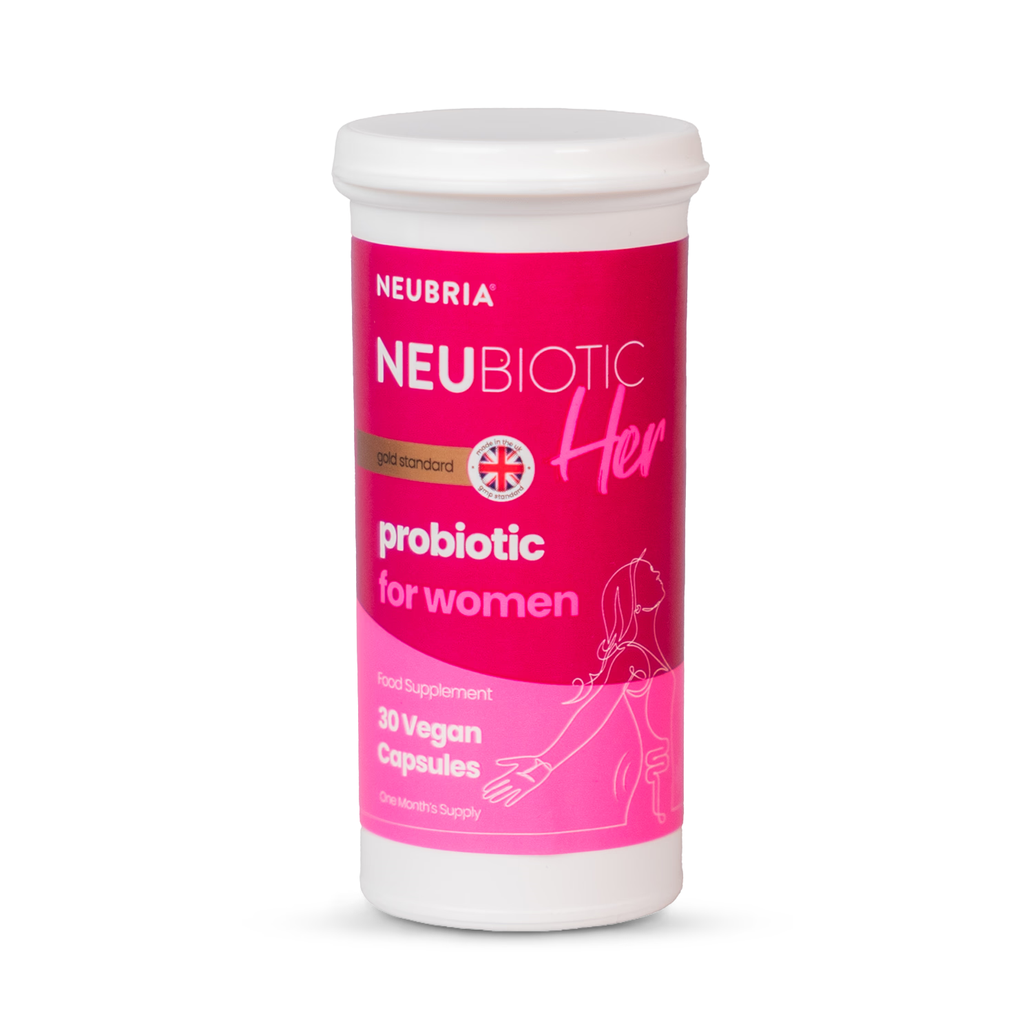 Neubiotic Her Probiotic For Women 30 Capsules (British brand)