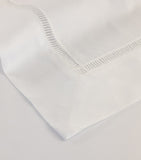 Yves Delorme Colisée Blanc double flat sheet 240cm x 295cm (British brand)