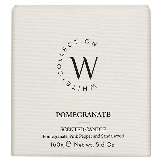 The White Collection Pomegranate Candle 160g GOODS Boots   