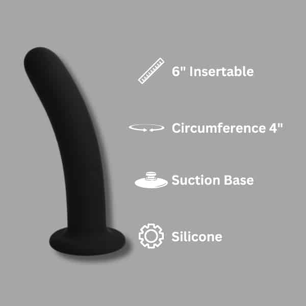 Loving Joy smooth silicone dildo 6 inch (British brand)