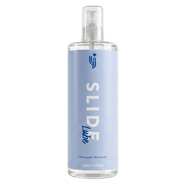 Loving Joy Slide aloe infused water based lubricant 500ml, imported from the UK