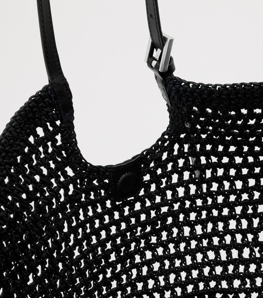 AllSaints Crochet Ara East-West Tote Bag, UK version