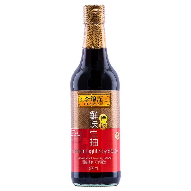 Lee Kum Kee light soy sauce large bottle - British product