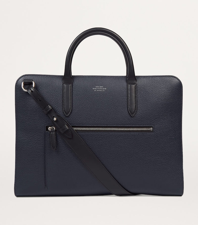 Smythson Ultra Slim Briefcase calf leather (British brand)